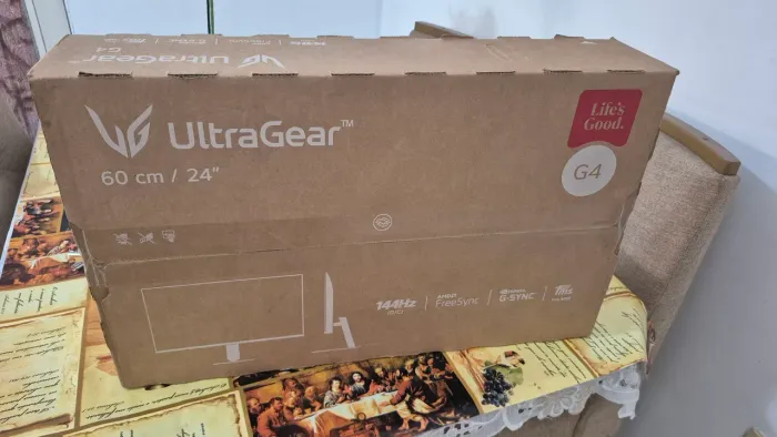 Monitor LG UltraGear 24" G4, 24G411A-B, 144Hz NOVO, na CAIXA LACRADA, com NOTA FISCAL