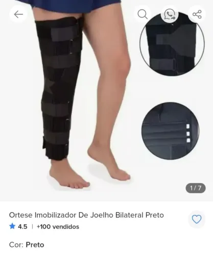 Vendo dois Imobilizadora de joelhos 100 reias o par