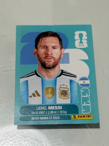 Figurinha messi