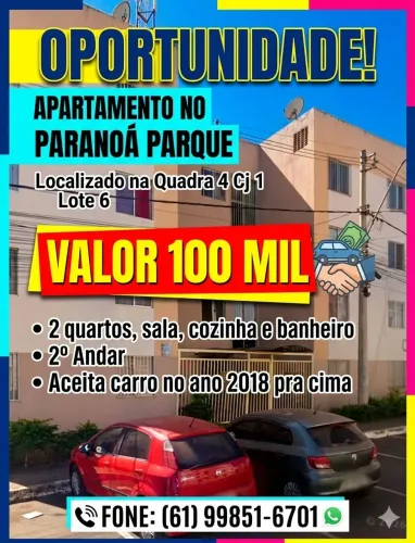 Oportunidade no Paranoá Parque