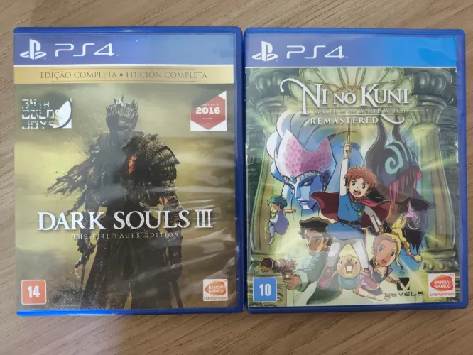 Lote 02 Jogos de PS4 PlayStation 4 Ps5