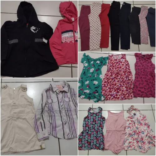 Lote menina tamanho 6 - 18 peças