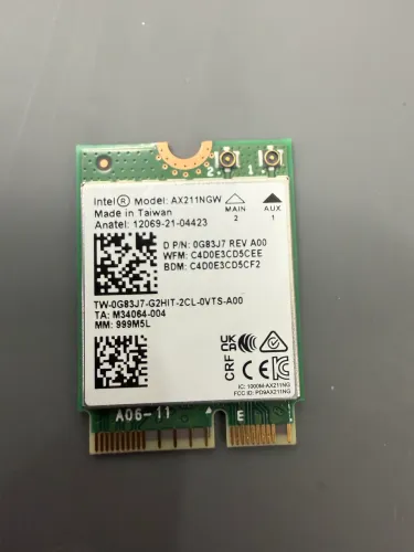 Placa wifi AX211 Wifi 6