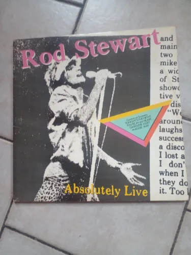 Lp Vinil Rod Stewart  Duplo  Absoluty Live