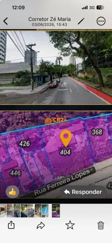 Alugo terreno medindo 1.600 m2 totais em Casa Amarela