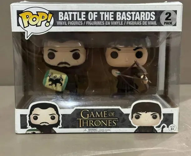 Funko pop GAME OF THRONES Jhon snow and Ramsey Bolton