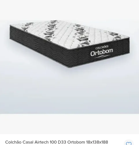 Colchão casal Ortobom Airtec 100 ortopédico 
