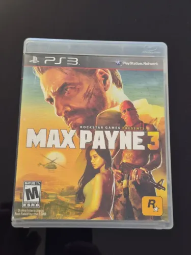 Jogo Max Payne 3 PS3 Mídia Física Original Excelente Estado Usado