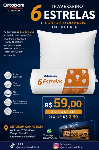 Travesseiro Ortobom