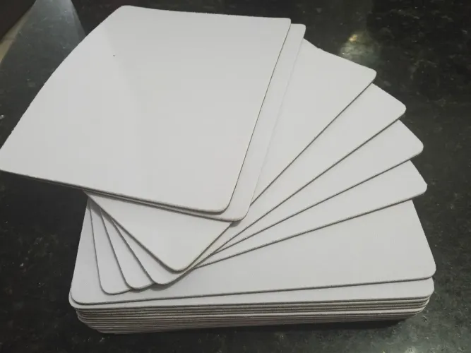 Kit com 20 mouse pads retangular para sublimação 