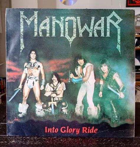 LP MANOWAR Into Glory Ride Vinil Importado 