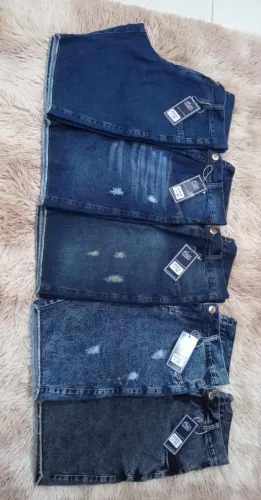 Kit 2 Bermudas Jeans