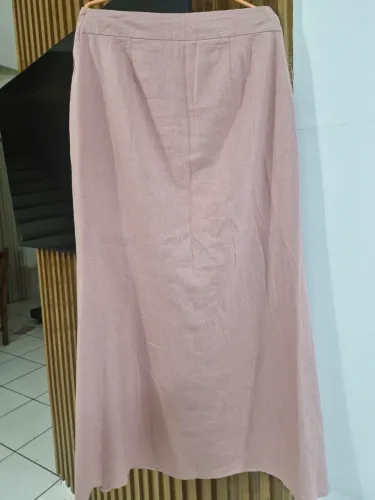 Saia longa de Linho.