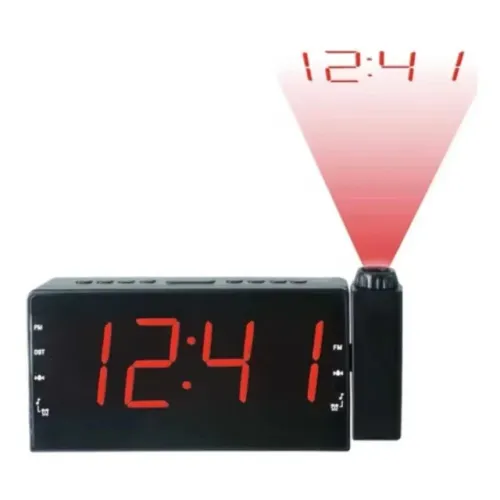 Radio Relógio Despertador Digital Lelong Le-672 Fm Usb E Pro