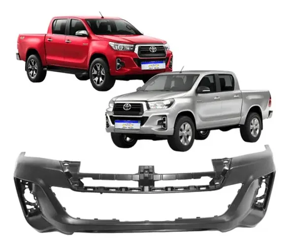 Parachoque Dianteiro Toyota Hilux 2019 2020 Novo Preto