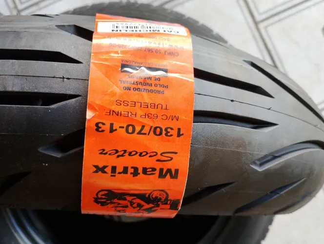 Pneu scooter aro 130/70/13