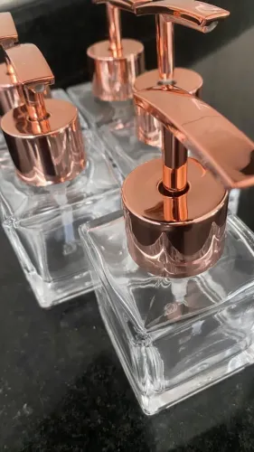 Cubo de vidro - Rosé 