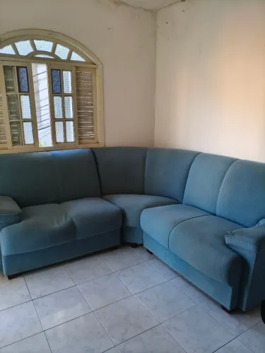 Sofá em L de 5 lugares
