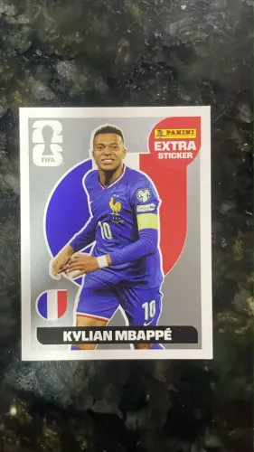 Figurinhas Raras Panini Extra Sticker FIFA 2026 | Mbappé, CR7, Doku, Hakimi e Pulisic