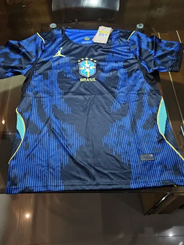 Camisa Brasil Seleção Azul Copa do Mundo 2026 Tamanho P