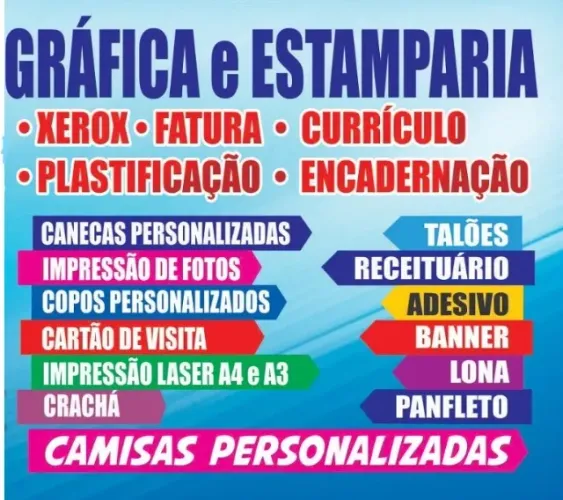 Gráfica Rápida 24h e Industrial 