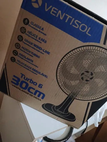 Oportunidade Ventilador 30c Lacrado Ventisol 6 hélice 159