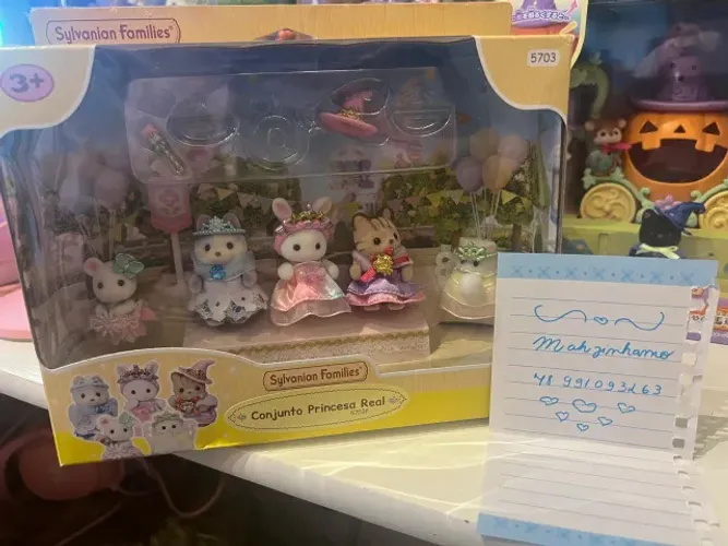 Set sylvanian families princesas