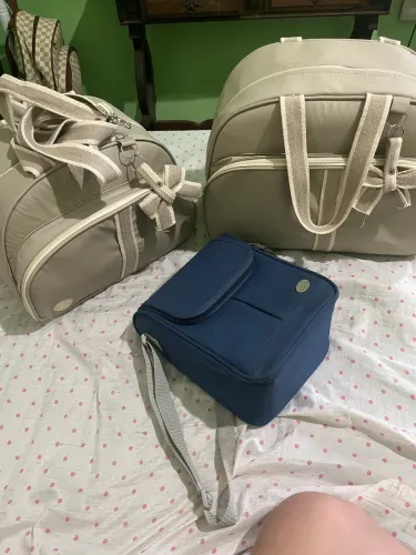 Kit bolsas saída maternidade+ bolsa térmica Nuk