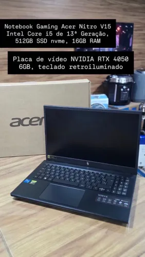 Noteboook Acer Nitro V15 ( Lacrado )