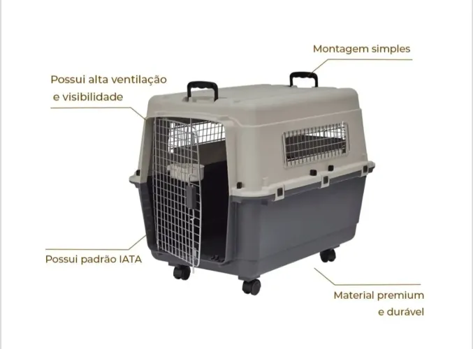 Caixa de Transporte Padrão IATA - Tamanho G (Nova)