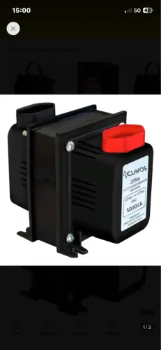 Transformador 5000VA Novo