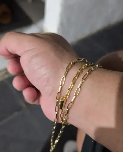 Pulseira nova semi joia masculina 
