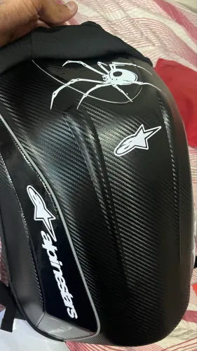 Bolsa motoqueiro porta capacete e etc