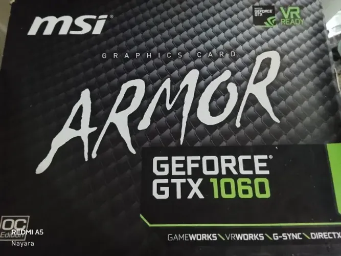 Placa de Vídeo MSI GTX 1060