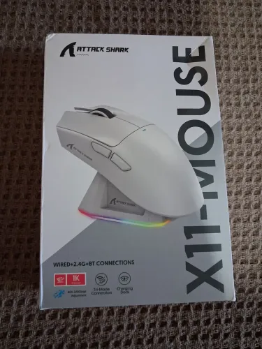 Mouse Gamer Attack Shark X11 com Dock (Novo lacrado)