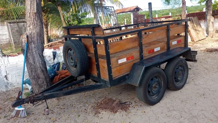 Carrocinha de 2 eixo 