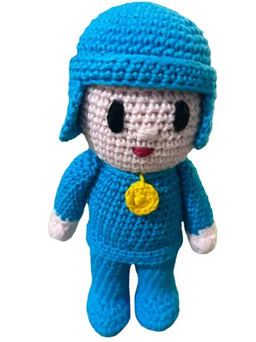 amigurumi feito à mão em crochê modelo exclusivo playmobil
