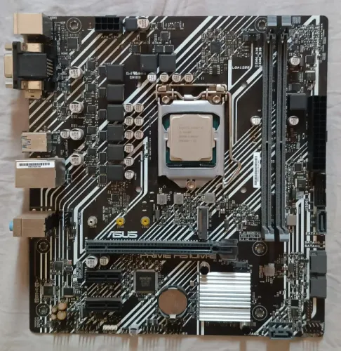 Kit Upgrade Placa-mãe ASUS Prime H510M-E + Processador Intel Core i5-10400F