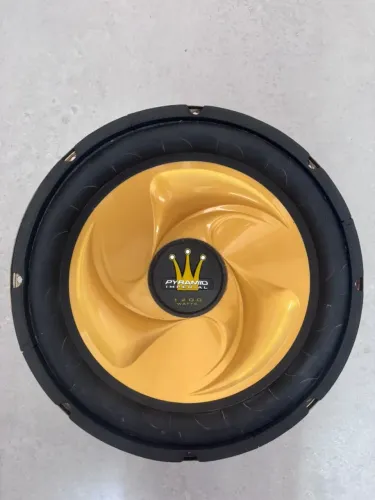 Subwoofer Pyramid Imperial 12" 4 Ohms bobina dupla 1200 watts - Relíquia