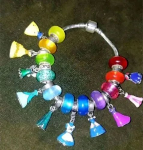 Pulseira berloques princesas Disney 