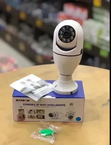 Câmera bocal lâmpada