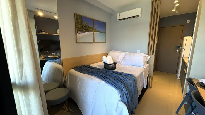 Studio/ Apartamento de luxo frente Mar 