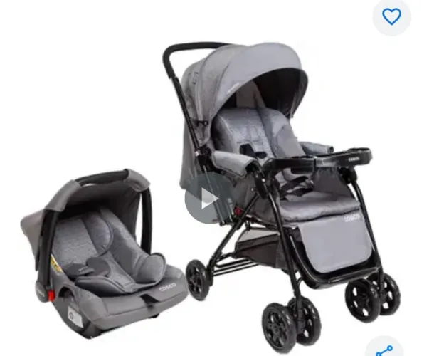 Carrinho de bebê 2 em 1 Cosco 