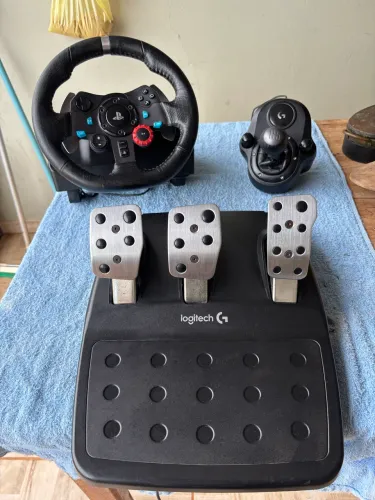 ? Logitech G29 Completo + Câmbio + Pedais | Force Feedback |