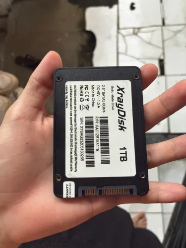 Ssd Sata XrayDisk 1TB novo 100% de saúde