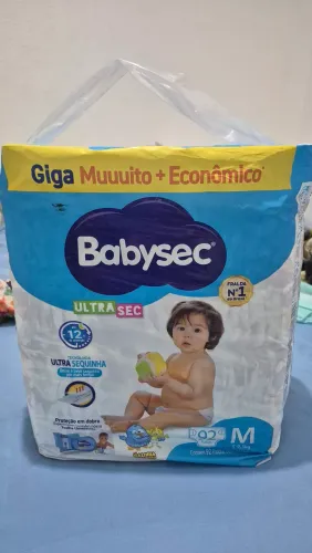 Fralda Babysec Galinha Pintadinha Ultra Sec M 5 a 9,5kg 92 Unidades