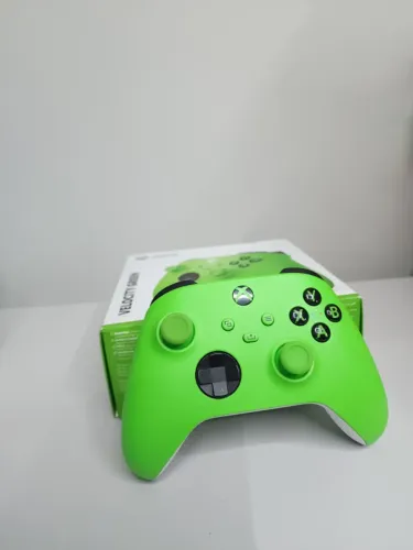 Controle Original Xbox Series S/X Verde Na Caixa - Sem Drift | Entrego