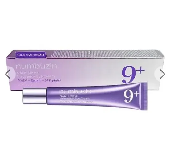 Creme para Contorno de Olhos Numbuzin No.9 NAD+ Retinal Volumetox Eye Cream de 20ml