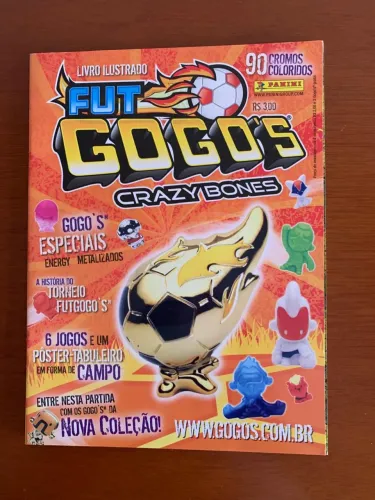 Álbum de figurinha gogo crazy bones
