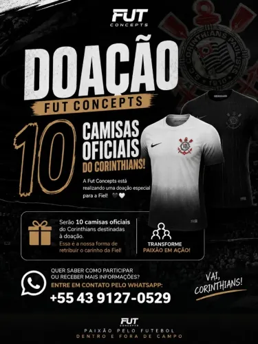 Doação de camisetas